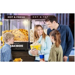Royal Catering Profi-nacholämmitin 99 l, 50-60 °C, musta
