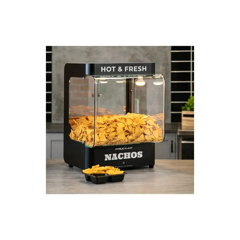 Royal Catering Profi-nacholämmitin 99 l, 50-60 °C, musta