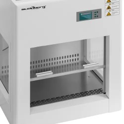 Laminar Flow -puhdistuskaappi, ilmavirta 0,2–0,6 m/s, UV-lamppu 8 W