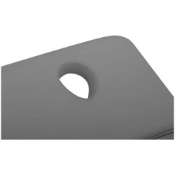 Sähköinen hierontapöytä 207 x 68 cm, korkeussäätö 53-92 cm, 200 kg, valkoinen/harmaa