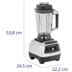 Royal Catering tehosekoitin 1500 W 2 l pulssitoiminnolla