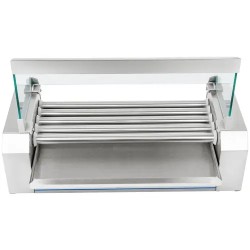 Royal Catering RCHG-5E Hot Dog -grilli, 5 rullaa, ruostumaton teräs 8,80 kg