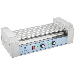 Royal Catering RCHG-5E Hot Dog -grilli, 5 rullaa, ruostumaton teräs 8,80 kg