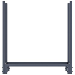 Teräksinen takkapuuteline suojapeitteellä - kestävä ja tilaa säästävä