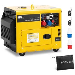 Diesel hätävirranlähde 5100 6000 W 16 l 230 400 V AVR