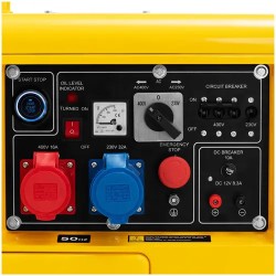 Diesel-hätävirranlähde 5100/6000 W 16 l 230/400 V AVR