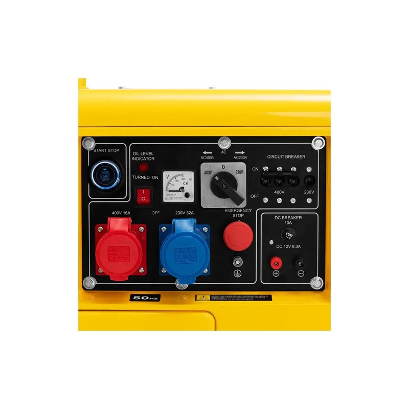 Diesel-hätävirranlähde 5100/6000 W 16 l 230/400 V AVR