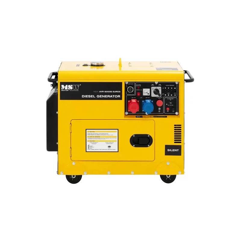 Diesel-hätävirranlähde 5100/6000 W 16 l 230/400 V AVR