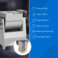 Lihasekoitin 1500 W 50 kg