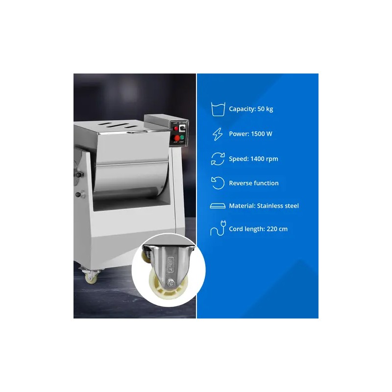 Lihasekoitin 1500 W 50 kg