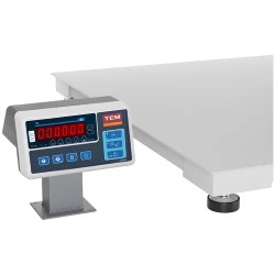 Lattiovaaka 600 kg / 0,2 kg - 100 x 120 cm - LED-näyttö