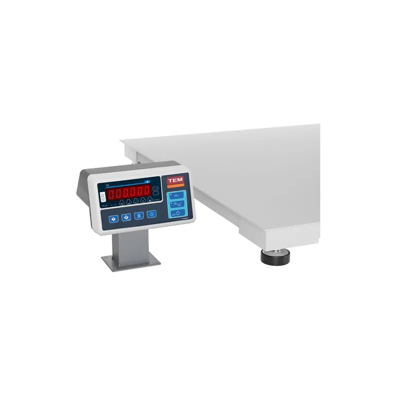 Lattiovaaka 600 kg / 0,2 kg - 100 x 120 cm - LED-näyttö