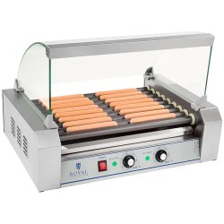 Royal Catering RCHG 9T Hot Dog grilli 9 rullaa Teflon 14 10 kg