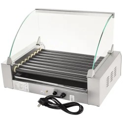 Royal Catering RCHG-9T Hot Dog -grilli 9 rullaa Teflon 14,10 kg