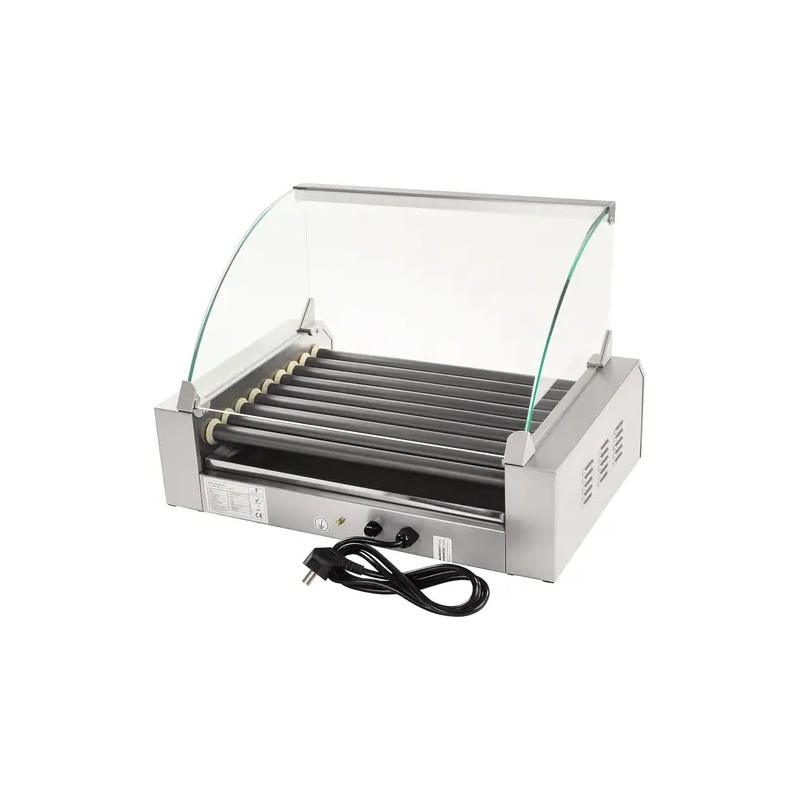 Royal Catering RCHG-9T Hot Dog -grilli 9 rullaa Teflon 14,10 kg