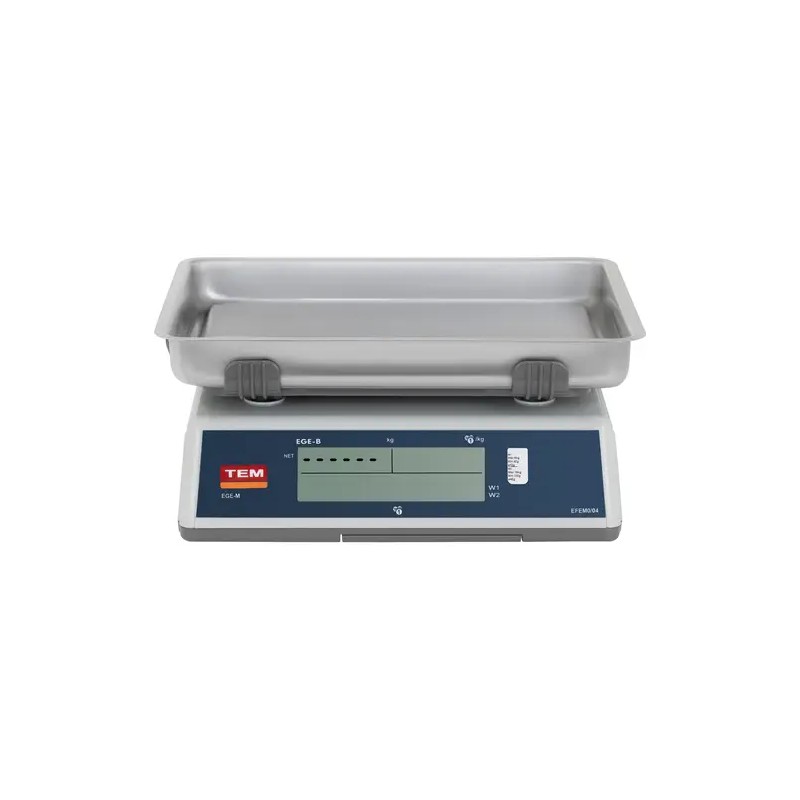 TEM015C-PZR-B1 hintalaskuvaaka 15 kg / 5 g Dual-LCD