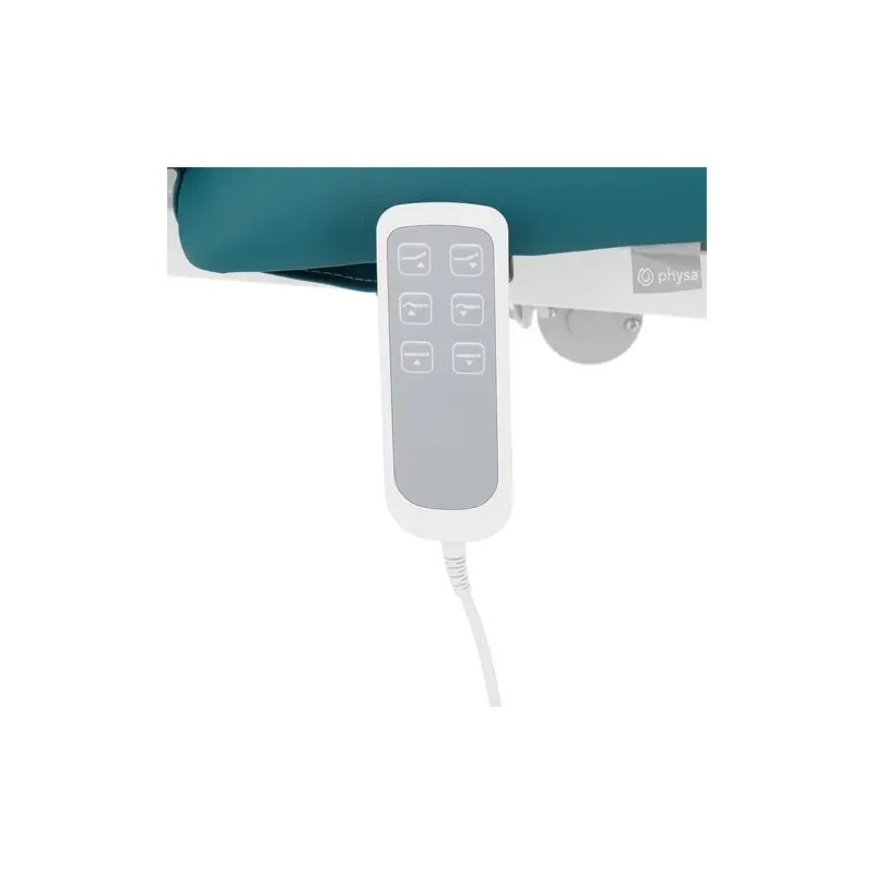 Sähköinen hierontapöytä 3 moottoria 300 W 185 x 67 cm valkoinen/turkoosi