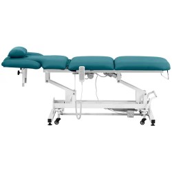 Sähköinen hierontapöytä 3 moottoria 300 W 185 x 67 cm valkoinen/turkoosi