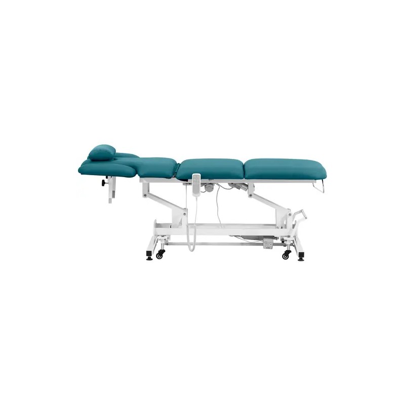Sähköinen hierontapöytä 3 moottoria 300 W 185 x 67 cm valkoinen/turkoosi