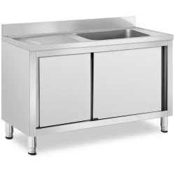 Royal Catering RC IKS07 tiskiallaskaappi ruostumaton teräs 120 x 60 cm