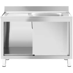 Royal Catering RC-IKS07 tiskiallaskaappi ruostumaton teräs 120 x 60 cm