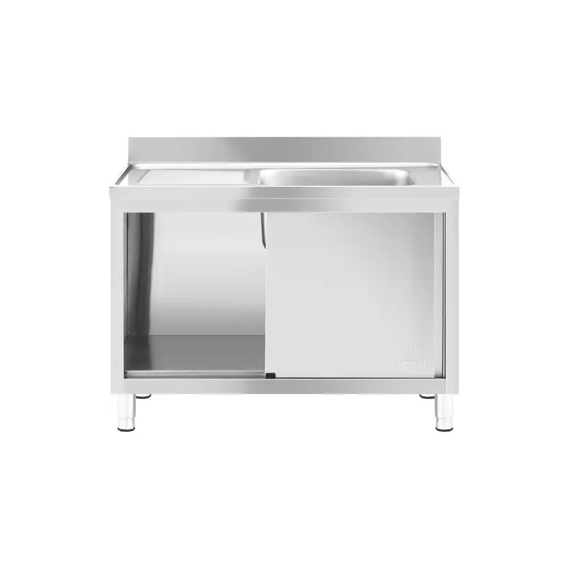 Royal Catering RC-IKS07 tiskiallaskaappi ruostumaton teräs 120 x 60 cm