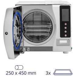 Autoklaavi 23 l LCD-näytöllä ja 6 ohjelmalla