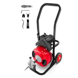 Viemärin puhdistuskone MSW DRAIN CLEAN 23E 390 W 23 m jousi 25 125 mm
