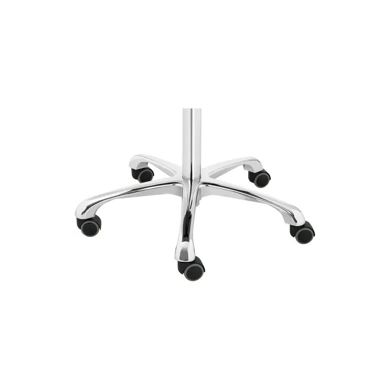Physa Davos White työjakkara selkänojalla 53-73 cm 150 kg puuoptiikka ja valkoinen