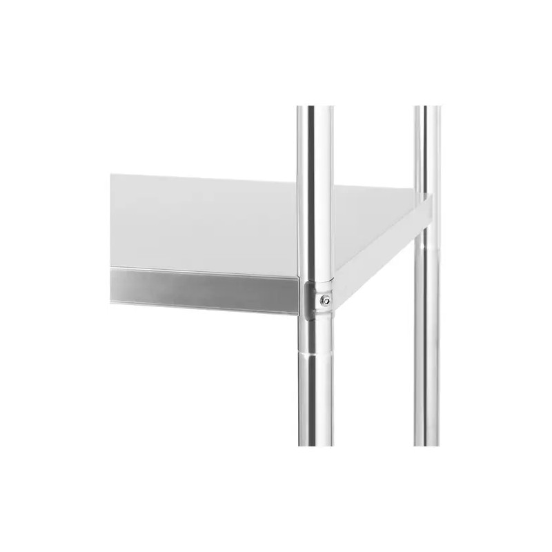 Royal Catering RCER-10060 ruostumaton teräshylly 100 x 60 x 180 cm, 200 kg