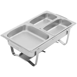 Royal Catering ruokalämmitinsetti 2 kpl, 2 x 8 l, GN-astioilla