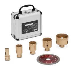 MSW Timanttiporakruunusetti kulmahiomakoneelle 20 35 40 50 68 mm ja 115 mm timanttileikkurikiekko