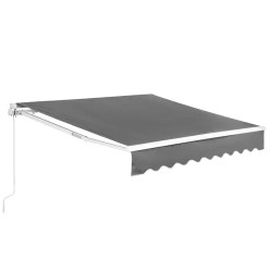 Uniprodo markiisi parvekkeelle ja terassille 200 x 250 cm antrasiitinharmaa