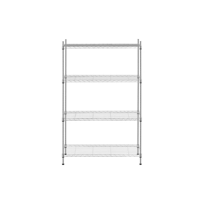 Metallihylly RCMR-1370P19 35 x 90 x 137 cm kromi