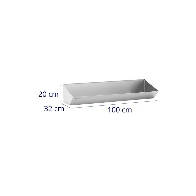 Royal Catering ranskalaisperunavanne ruostumaton teräs 100 x 30 cm