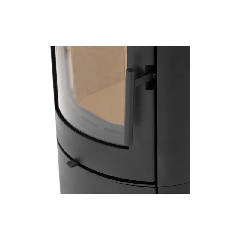 Puulämmitteinen kamiina 7,2 kW, musta, BImSchV Stufe 2, 48–115 m³