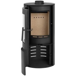 Puulämmitteinen kamiina 7,2 kW, musta, BImSchV Stufe 2, 48–115 m³