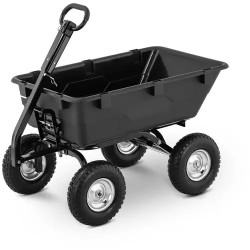 hillvert HT Q BASS 550 puutarhakärry 150 l 550 kg kippitoiminnolla