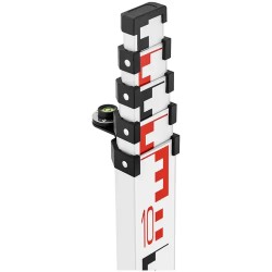 Steinberg Systems mittatikku 5 m, alumiini, 2 asteikkoa (mm/cm)