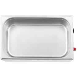 Royal Catering Bain Marie ruoanlämmitin 600 W GN 1/1 poistoventtiilillä