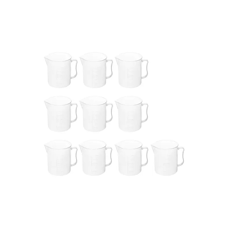 Mitta-astia 500 ml, 10 kpl, polypropeeni