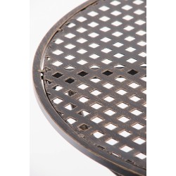 Amanda pyöreä puutarhapöytä antiikkipatina rautainen 70 cm