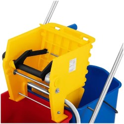 ulsonix UNICLEAN 10 siivousvaunu puristimella ja 2 x 48 l ämpärillä