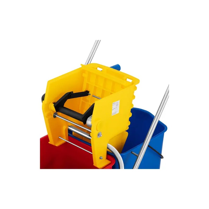 ulsonix UNICLEAN 10 siivousvaunu puristimella ja 2 x 48 l ämpärillä