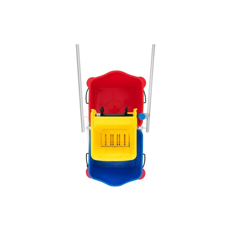 ulsonix UNICLEAN 10 siivousvaunu puristimella ja 2 x 48 l ämpärillä