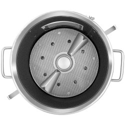 Sähköinen perunankuorija 750 W, 21 l, 10 kg kahdessa minuutissa, ajastin 0–5 min