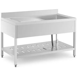 Royal Catering RCSSS 140X70 S tiskipöytä ruostumaton teräs 140 x 70 cm