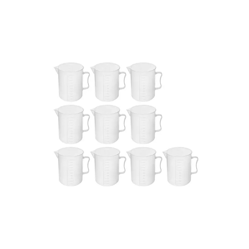 Mittakannu 1000 ml, 10 kpl, polypropeeni