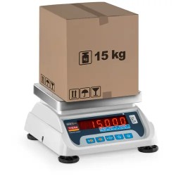 Pöytävaaka TEKO LED15T PLS B1 verifioitu 15 kg LED näyttö