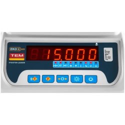 Pöytävaaka TEKO+LED15T-PLS-B1 verifioitu 15 kg LED-näyttö